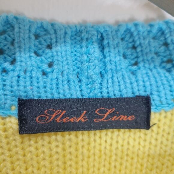 Retro Quirky Sleek Lime Cardigan - Picture 5 of 8